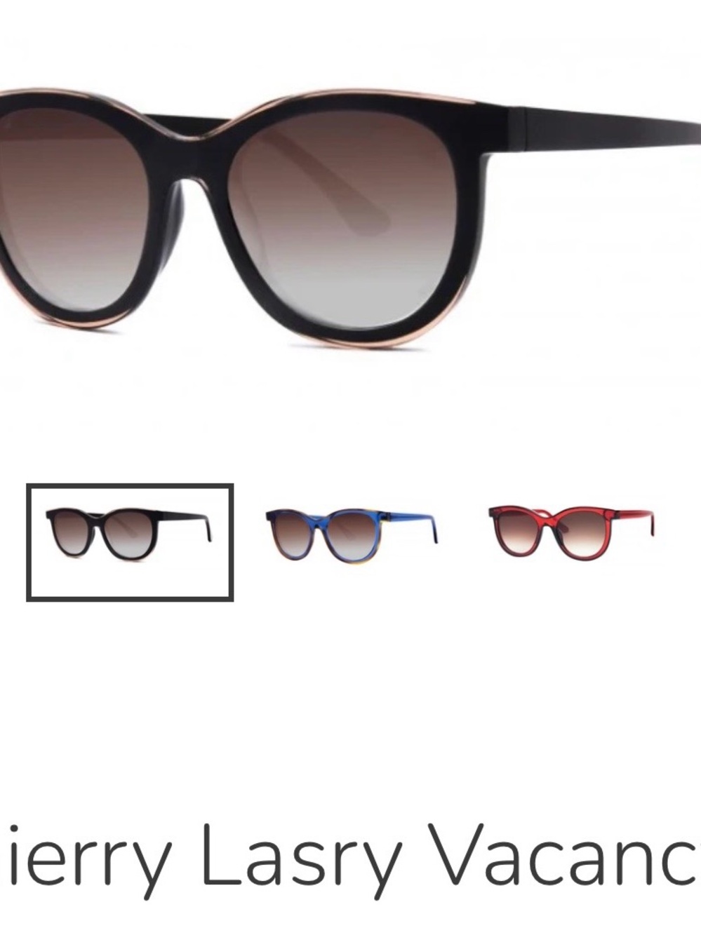 Thierry Lasry Vacancy Sunglasses